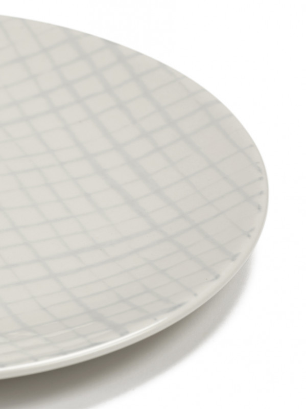 Assiette coupe plate rond Salt porcelaine Ø 18 cm Zuma Serax