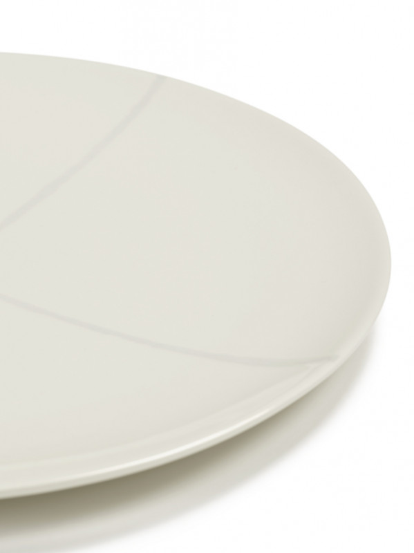 Assiette coupe plate rond Salt porcelaine Ø 28 cm Zuma Serax