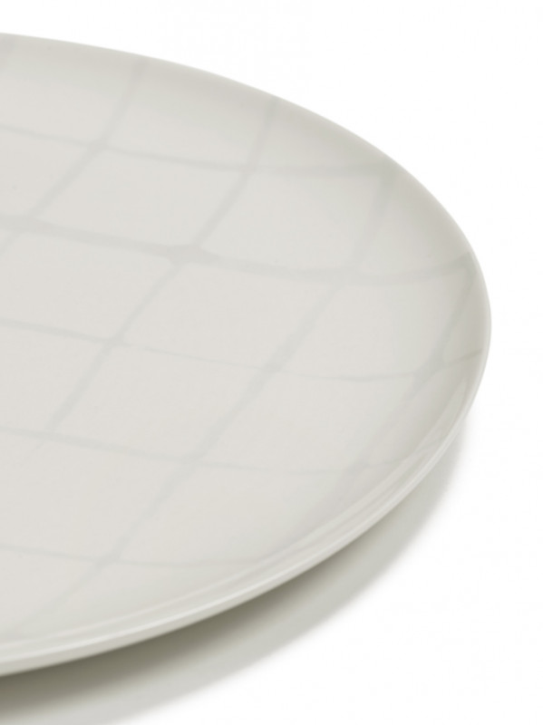 Assiette coupe plate rond Salt porcelaine Ø 33 cm Zuma Serax