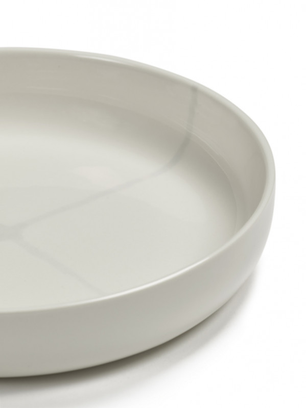 Assiette coupe creuse rond Salt porcelaine Ø 20 cm Zuma Serax