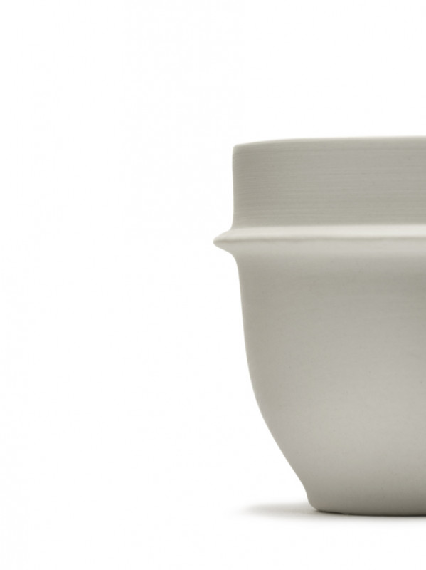 Tasse à expresso 8 cl rond Alabaster porcelaine 15 cl Ø 7 cm Dune Serax