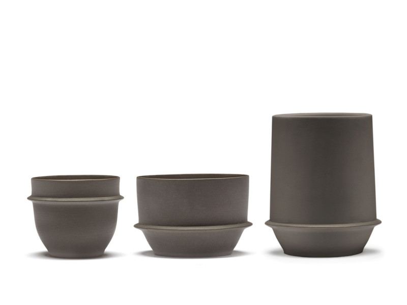 Mug rond Slate porcelaine 35 cl Ø 9 cm Dune Serax
