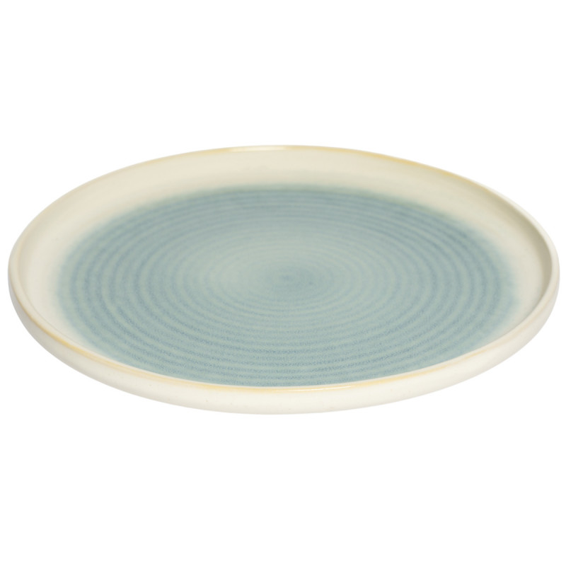 Assiette plate rond ivoire grès émaillé Ø 27,5 cm Pacific Pro.mundi