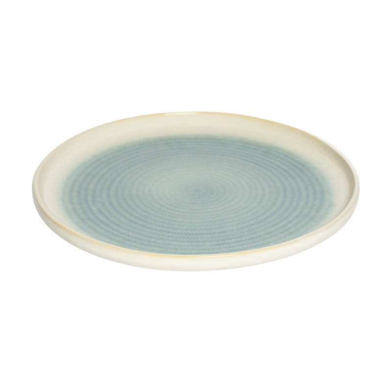 Assiette plate rond ivoire grès émaillé Ø 17 cm Pacific Pro.mundi