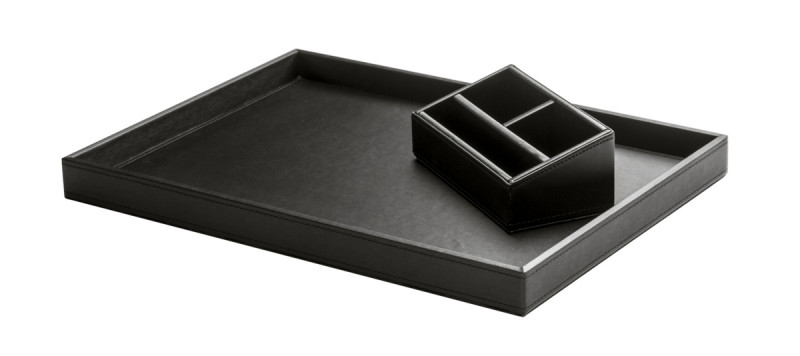 Porte sachets noir 6,3x16,1x8,3 cm Charme Jvd