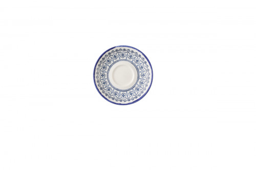 Sous tasse à cappuccino Ink porcelaine vitrifiée Harvest Mediterranean Moresque Dudson