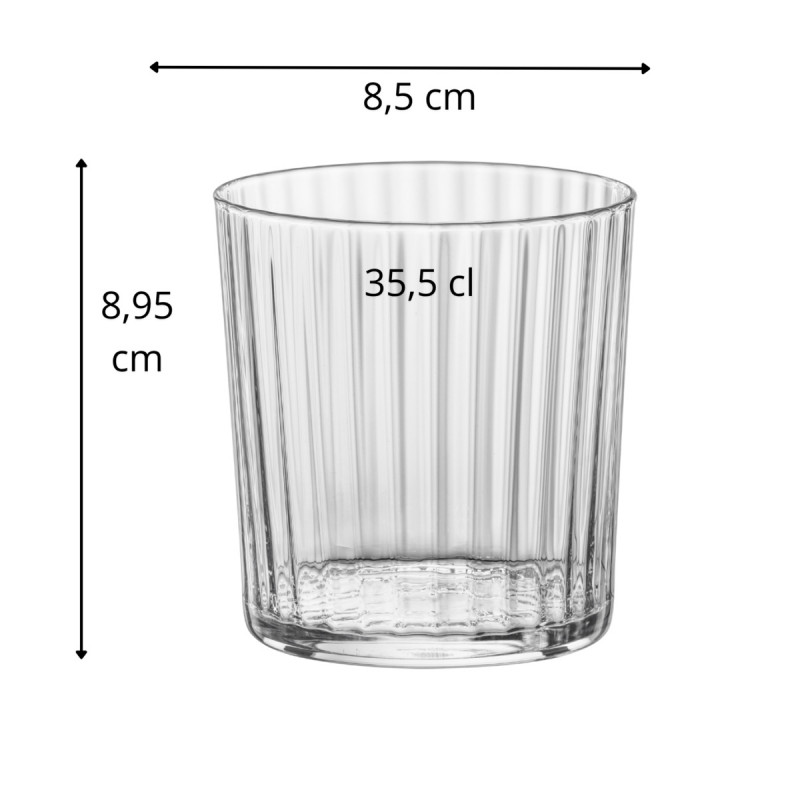 Gobelet negroni verre cristallin 35,5 cl Exclusiva Bormioli Rocco