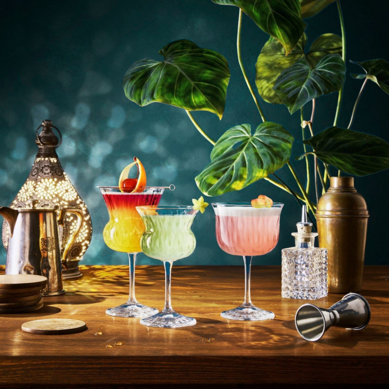 Verre à pied cocktail verre cristallin 24,5 cl Bloom Bormioli Rocco
