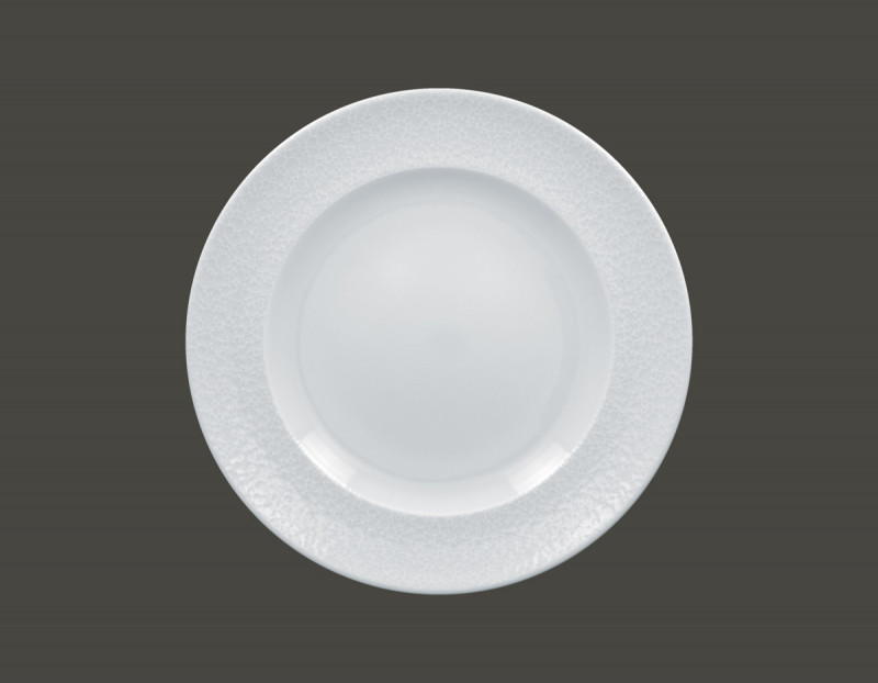 Assiette plate rond blanc porcelaine Ø 30,6 cm Charm Rak