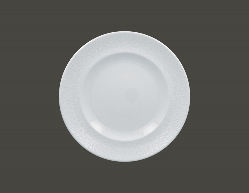 Assiette plate rond blanc porcelaine Ø 27,8 cm Charm Rak