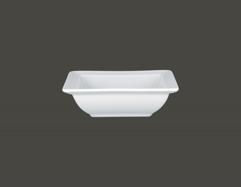 Saladier carré blanc porcelaine 16 cm Charm Rak