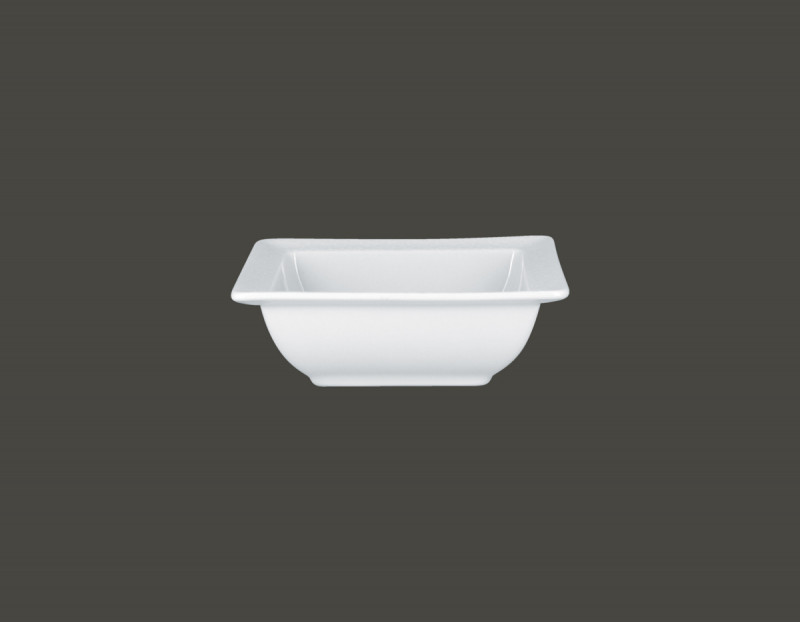 Saladier carré blanc porcelaine 14 cm Charm Rak