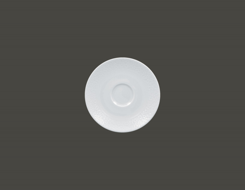 Sous tasse à bouillon rond blanc porcelaine Ø 17 cm Charm Rak