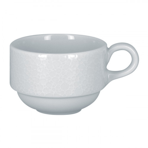 Tasse à thé empilable rond blanc porcelaine 23 cl Ø 8,5 cm Charm Rak