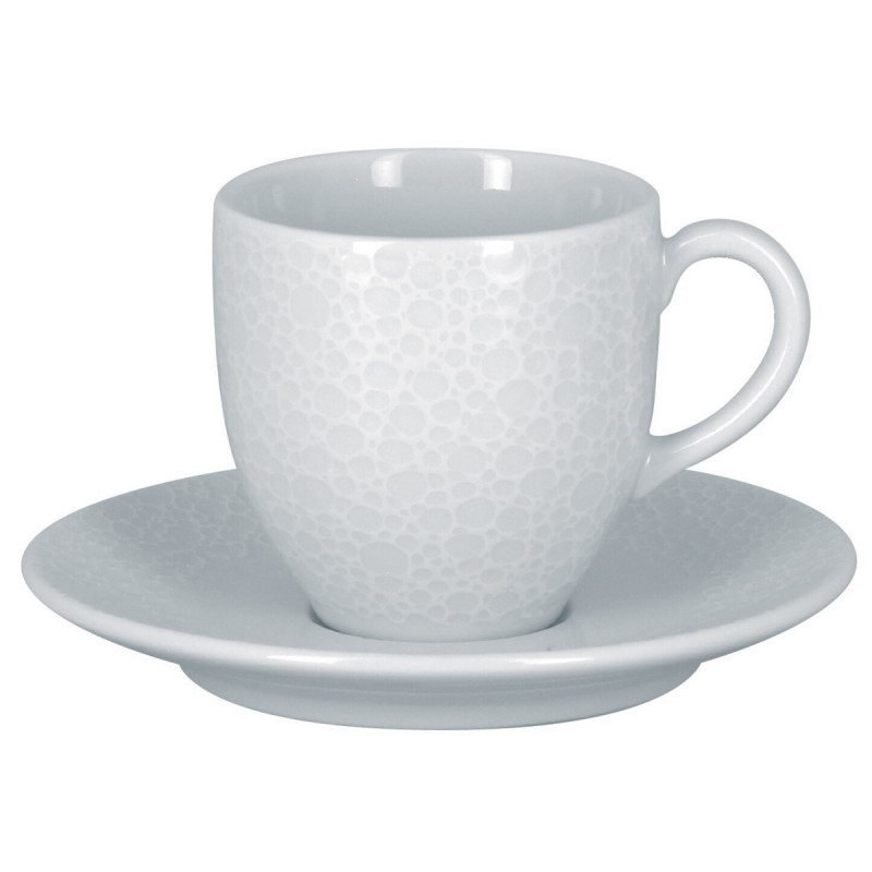 Tasse à expresso rond blanc porcelaine Ø 12,5 cm Charm Rak