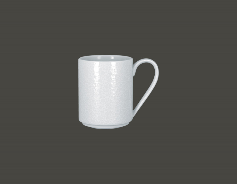 Mug empilable rond blanc porcelaine 36 cl Ø 8 cm Charm Rak