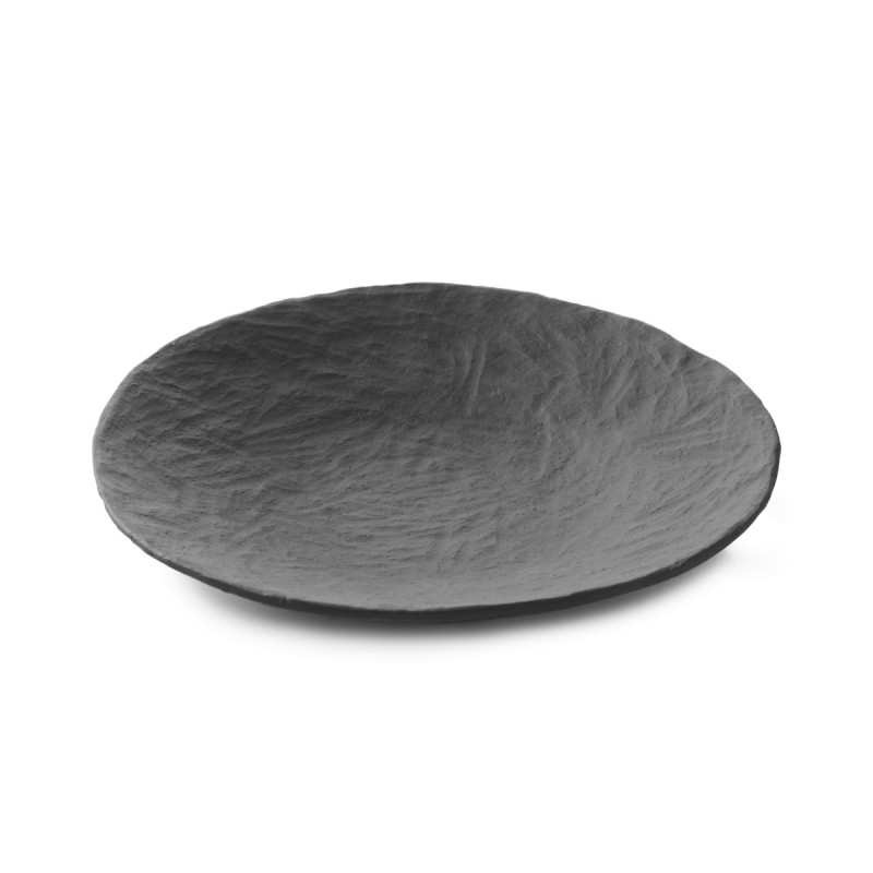 Coupe porcelaine culinaire Noir brut Ø 22 cm 4 cm Yli Revol