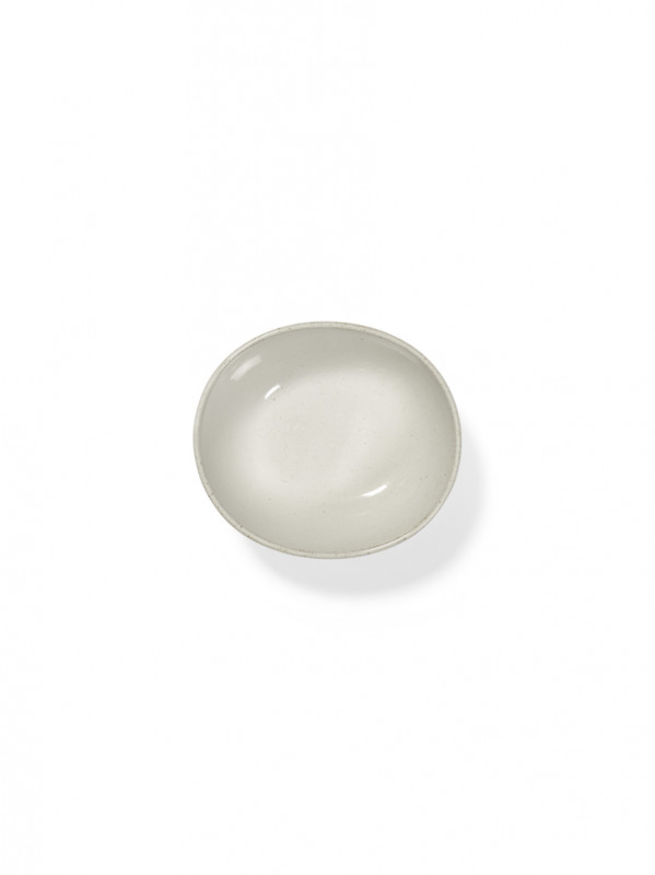 Bol ovale Off White grès émaillé 15,5 cm Out Of Lines Serax