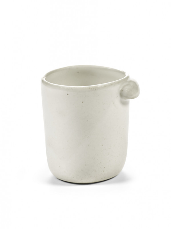 Mug ovale Off White grès émaillé 25 cl Ø 8,8 cm Out Of Lines Serax