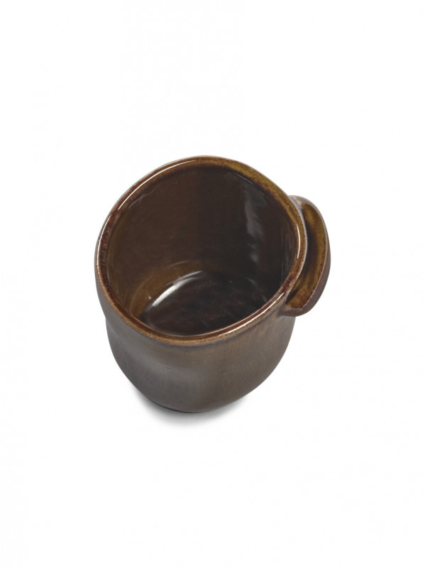 Mug ovale ocre grès émaillé 25 cl Ø 8,8 cm Out Of Lines Serax