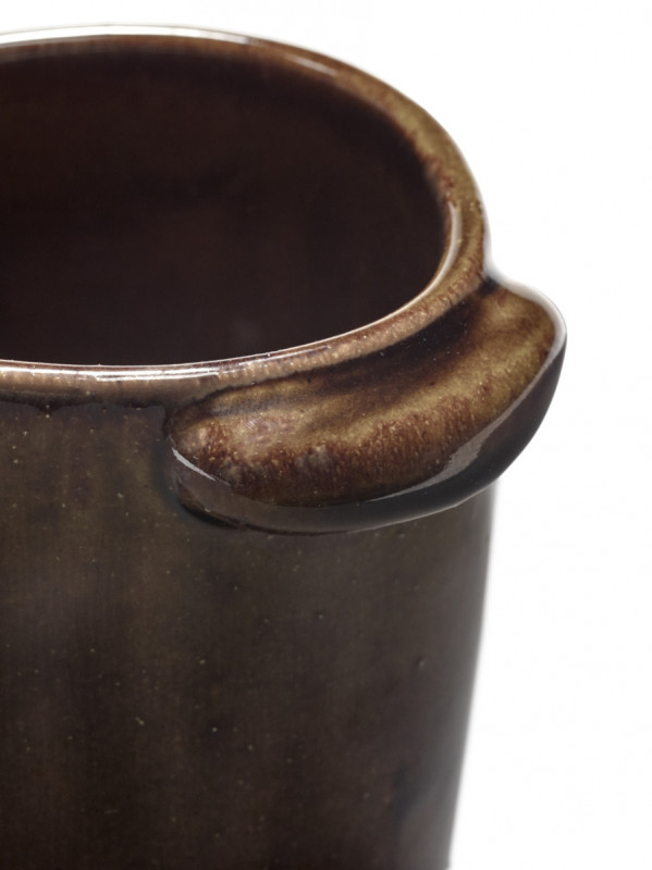 Mug ovale ocre grès émaillé 25 cl Ø 8,8 cm Out Of Lines Serax