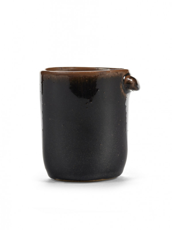 Mug ovale Brown grès émaillé 25 cl Ø 8,8 cm Out Of Lines Serax