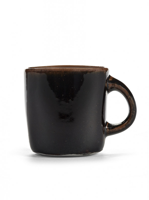 Mug ovale Brown grès émaillé 30 cl 10,5 cm Out Of Lines Serax