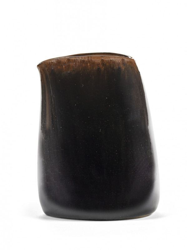 Crémier/saucière ovale Brown grès émaillé 9,6 cm Out Of Lines Serax