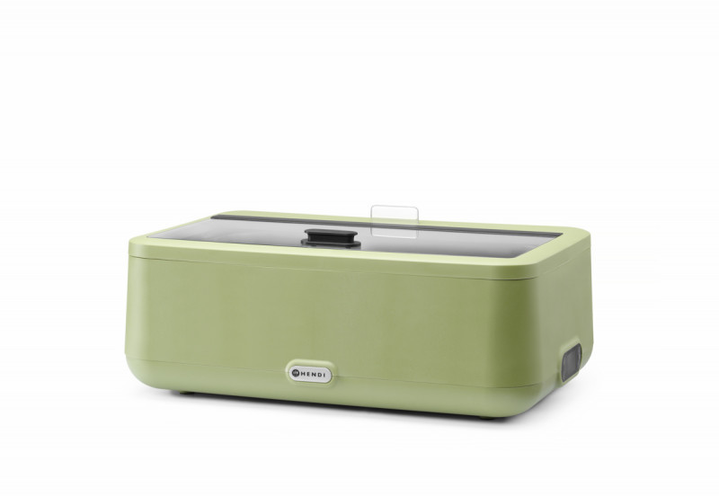 Chafing dish rectangulaire vert 12,5 L Hendi