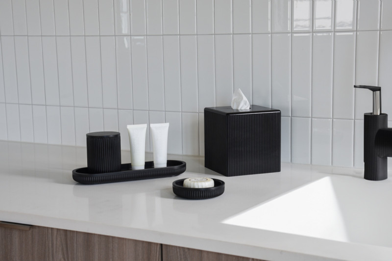 Porte savon beige résine Casablanca Foh