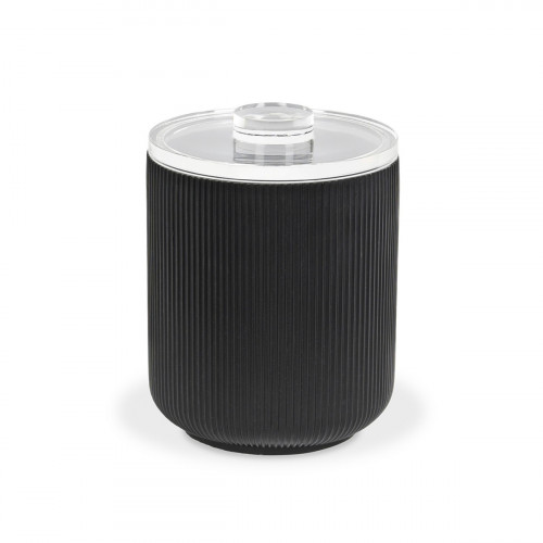 Seau à glace noir Ø 14,6 cm 17,9 cm Casablanca Foh
