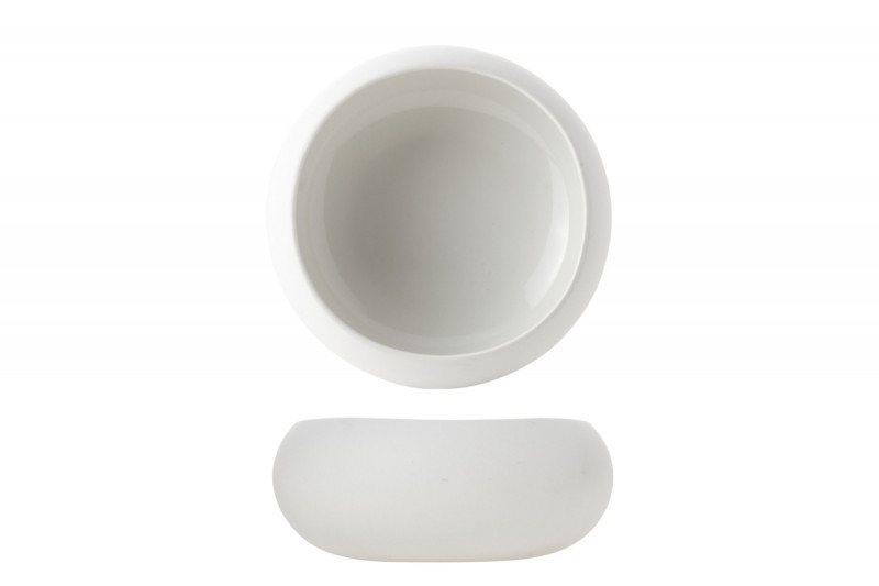 Coupelle blanc porcelaine Ø 16 cm Iris
