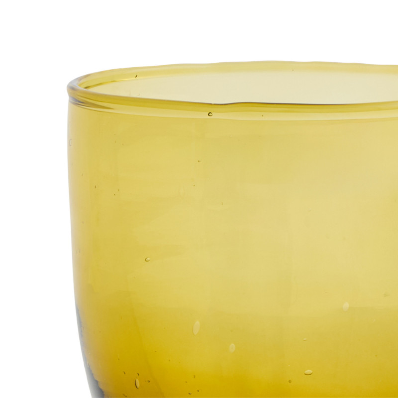 Gobelet empilable ambre verre recyclé 30 cl Alba Pro.mundi