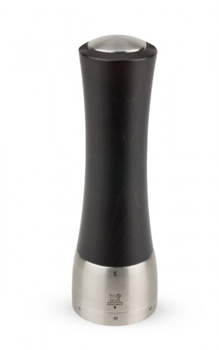 Moulin à sel humide marron Ø 6,5 cm 21 cm Madras Peugeot Saveurs
