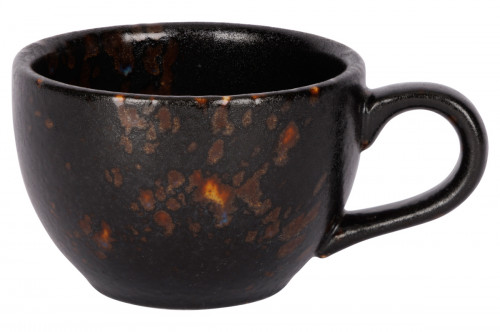 Tasse à espresso noir porcelaine 7 cl Ø 7 cm Etna Proof