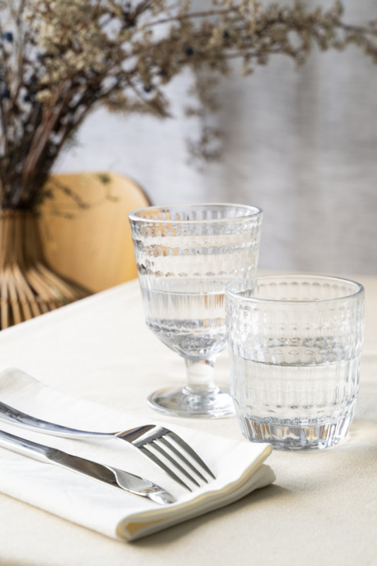Gobelet forme basse verre pressé 26 cl Panama Accolade