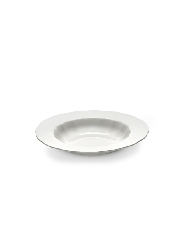 Assiette creuse rond blanc porcelaine Ø 27 cm Silhouette Serax