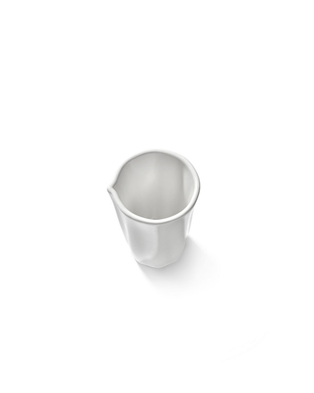 Pot à lait rond blanc porcelaine 7 cl Ø 5,53 cm Silhouette Serax