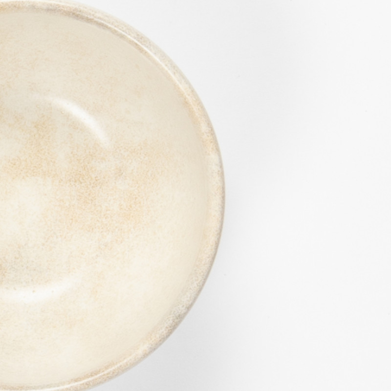 Mini bol beige grès émaillé Ø 10 cm Sahara Accolade