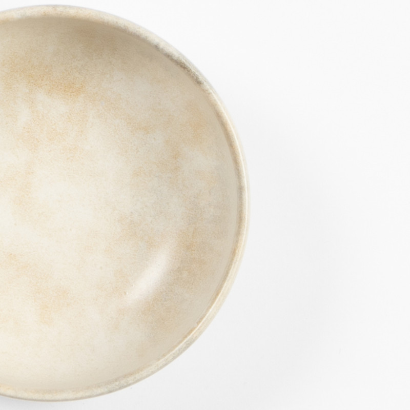 Coupelle beige grès émaillé Ø 12 cm Sahara Accolade