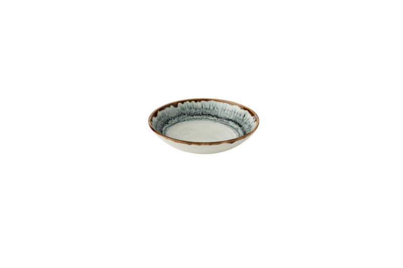 Assiette coupe creuse rond Natural porcelaine vitrifiée Ø 18,2 cm Flare Dudson