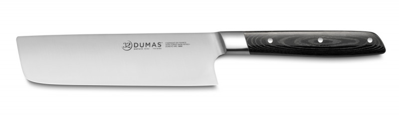 Couteau nakiri 17 cm inox plastique unie Signature Micarta 32 Dumas