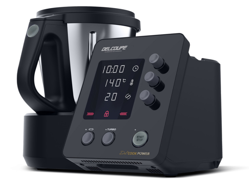 Robot mixeur cuiseur noir 1000 W 230v Delcoupe