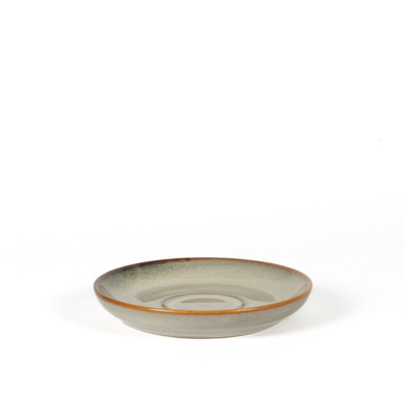 Sous tasse à thé rond gris bleu porcelaine Ø 14 cm Serena Pro.mundi