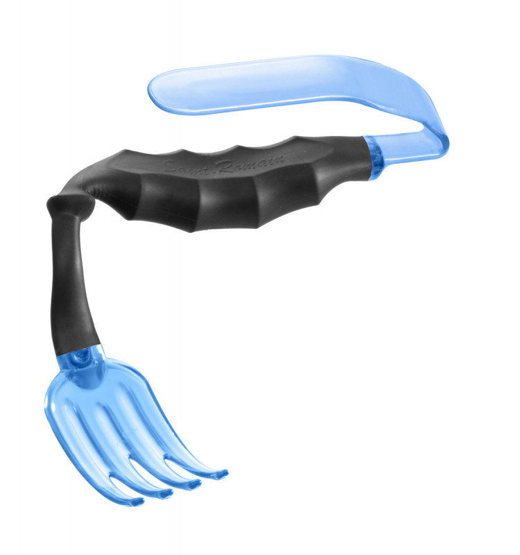 Fourchette bleu copolyester 24,5 cm Ergo Inclusive Saint Romain