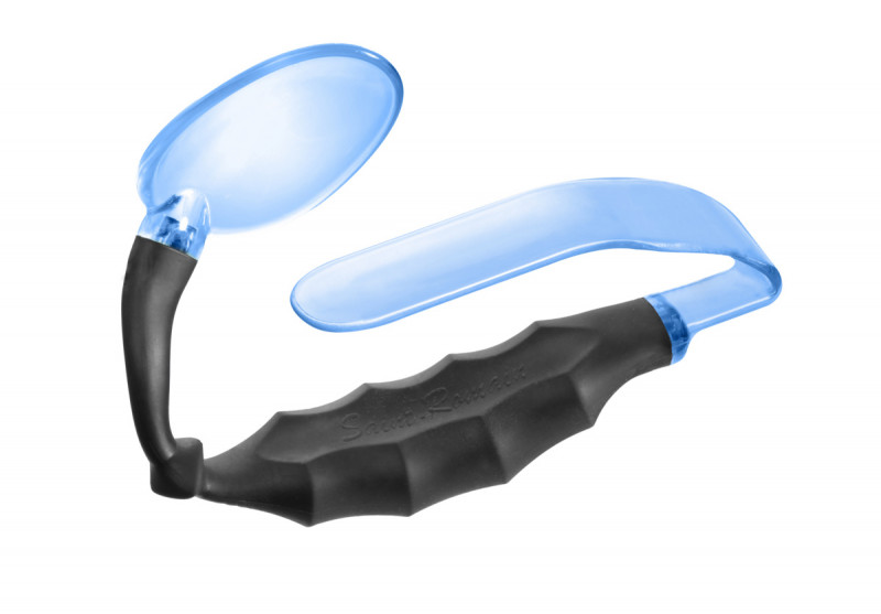 Cuillère bleu copolyester 24 cm Ergo Inclusive Saint Romain