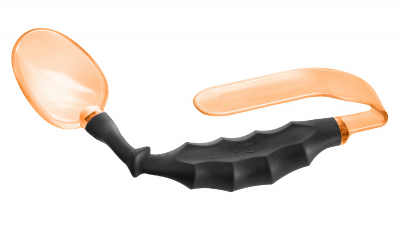 Cuillère orange copolyester 24 cm Ergo Inclusive Saint Romain