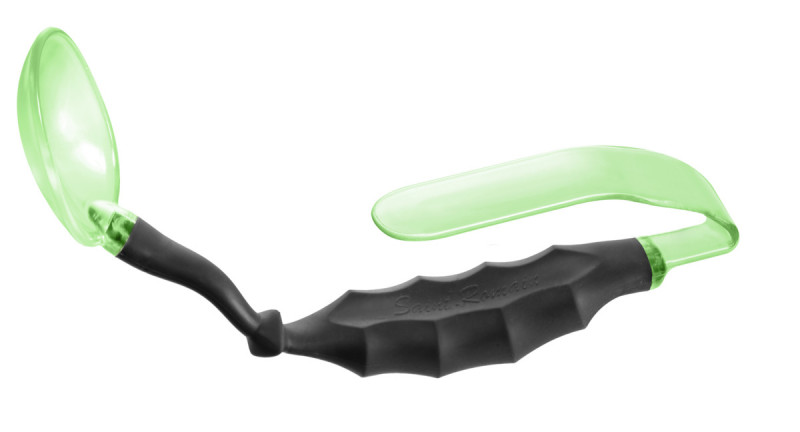 Cuillère vert copolyester 24 cm Ergo Inclusive Saint Romain