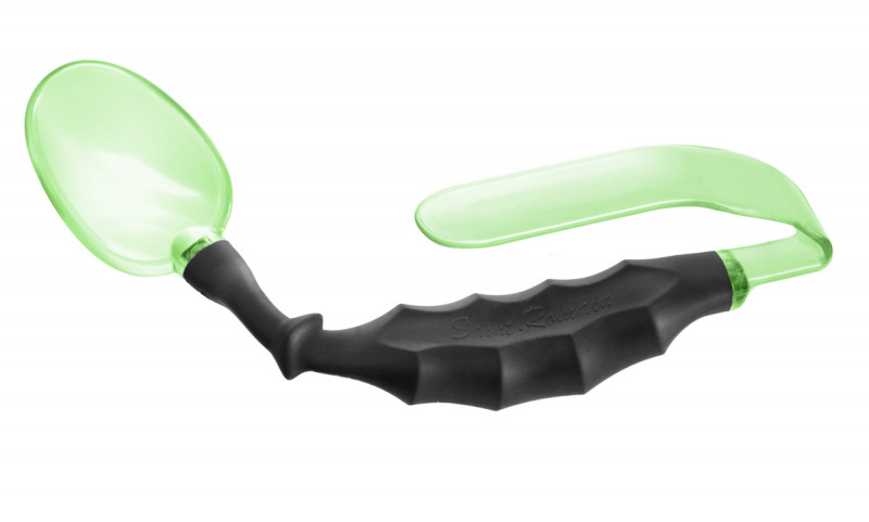 Cuillère vert copolyester 24 cm Ergo Inclusive Saint Romain