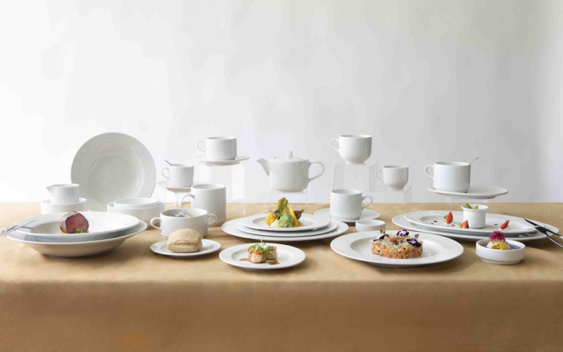 Théière avec couvercle blanc porcelaine 40 cl Ø 10,5 cm Presto Accolade